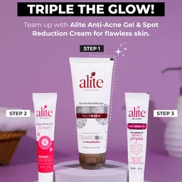 Alite Set Of 2 Skin Essence Anti Acne Face Wash With Charcoal For Detoxification 70 g Each image 4