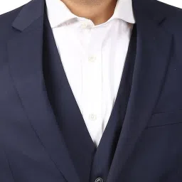 Raymond Navy Regular Fit Three Piece Suit image 3