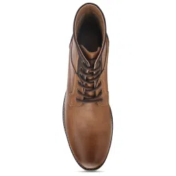 El Paso Men's Tan Derby Boots image 3