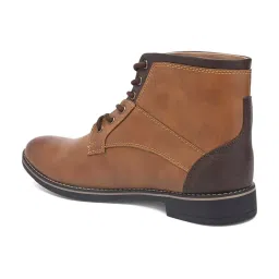 El Paso Men's Tan Derby Boots image 5