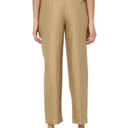 Solly by Allen Solly Khaki Regular Fit Pants image 2