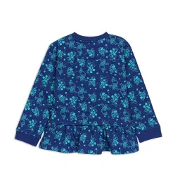 H by Hamleys Infants Girls Navy Minnie Print Full Sleeves Sweatshirt image 2