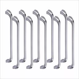 Atom Zinc Silver Glossy Finish Cabinet/Drawer Handle, CH-ZN-227-CP-10-110 (Pack of 10)-picture-13