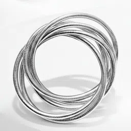 Anouk Women Silver-Plated Bangle-Style Bracelet-image-52