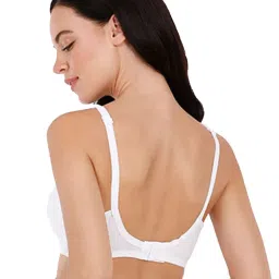 Amante White Non Wired Non Padded Seamless Bra image 2