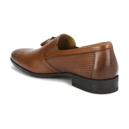 Louis Philippe Men's Brown Formal Mocassins image 5