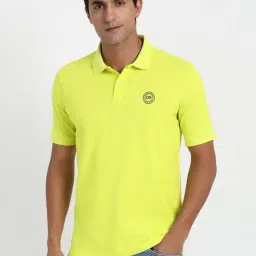 Peter England Green Regular Fit Polo T-Shirt-picture-31