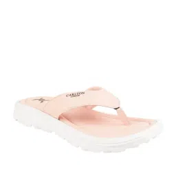 Carlton London Women's Pink Flip Flops image 2