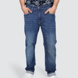 Lee Blue Cotton Comfort Fit Jeans-picture-27