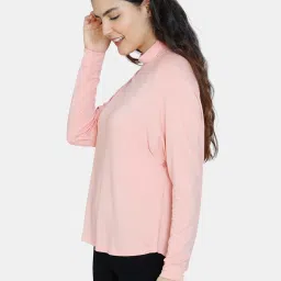 Zivame Pink Relaxed Fit Sweatshirt image 3