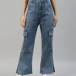 Melon by PlusS Blue Regular Fit Mid Rise Jeans image 1