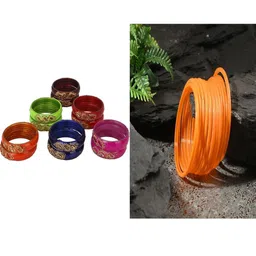 SOMIL Set Of 24 Stone-Studded Bangles-picture-36