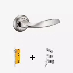Dorset Zara ML ZA OR Combo Lock Sets with Both Side Key Cylinder (60 mm) -SC Finish-picture-25
