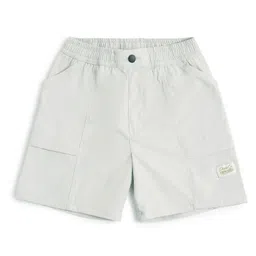 US Polo Assn Cotton Knit Above Knee Length Solid Shorts - White-image-92