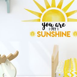 Asian royal Yellow & Black Printed Anti-Oil Wall Sticker-picture-26