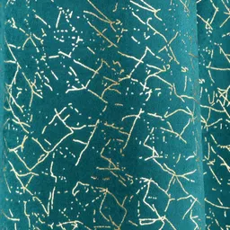 Galaxy Home Decor Blue 2 Pieces Self Design Room Darkening Velvet Door Curtain image 2