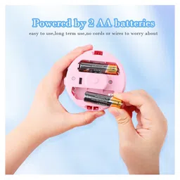 KolorFish Mini Crumb Vacuum Cleaner Portable Desktop Sweeper Handheld Cordless Multifunction Cleaning - Pink image 3