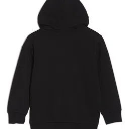 The Mom Store Cotton Blend Knit Pack Of 3 Full Sleeves Space Theme & Typography Printed Hooded Light Winter Sweatshirts - Black Navy Blue & Purple image 4