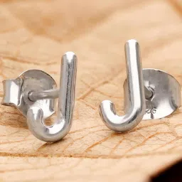 AMONROO 925 Silver J Letter Studs-image-30