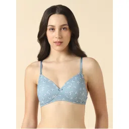 Van Heusen Women Solid Wireless Full Coverage Padded T-Shirt Bra Aqua-image-85