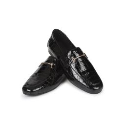 Yoho Black Bliss Comfortable Loafers for Women-picture-44