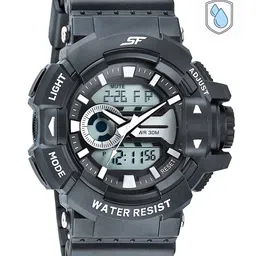 Sonata Men Grey Analogue and Digital Watch - 77118PP01W-picture-42
