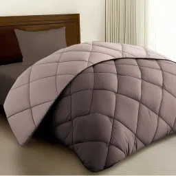 Story@Home Solid Single Comforter For Ac Room (Mocha & Vanilla)-picture-36