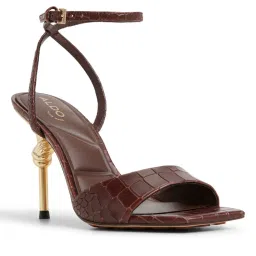 Aldo Harmonious Women White Textured Stilettos Heels-picture-12