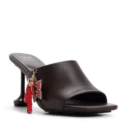 Aldo DEMOGORGON Womens Brown Sandal Heels-image-5