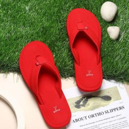 Yoho Women Bubbles Ortho Slippers Soft & Comfortable Lightweight Red-picture-29