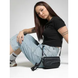 Puma Black Hello Kitty Sling Bag-image-61