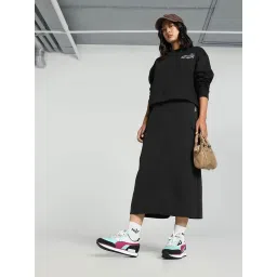 Puma Essentials+ CLASS ACT Crew Women's Black Sweatshirt image 5