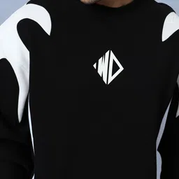 WEARDUDS Men Colourblocked Sweatshirt image 2