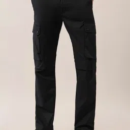 U.S. Polo Assn. Denim Co. Men Slim Fit Cargos Trousers-picture-32