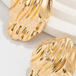StyleCast x Revolte Gold-Plated Contemporary Studs image 3