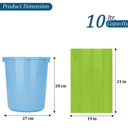 Aura Blue Set of 3 Regular Multi-Utility Organisers image 2