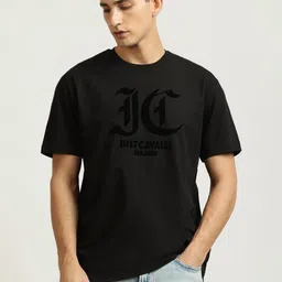 Just Cavalli Men Typography Printed T-shirt-picture-45