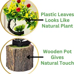 Dekorly Artificial Bonsai Plants With Pot image 2