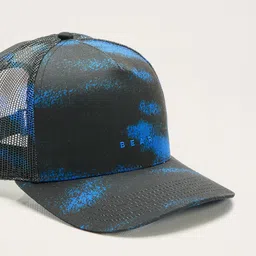 THE BEAR HOUSE Men Self Design Baseball Cap image 5