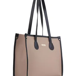 ROSS BROWN PU Structured Tote Bag-picture-47