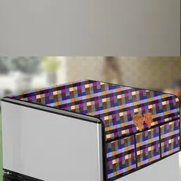 The Furnishing Tree Blue PVC Air Conditioner Cover-picture-16