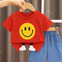 Googo Gaaga Boys Printed T-shirt with Shorts Clothing Set-picture-28