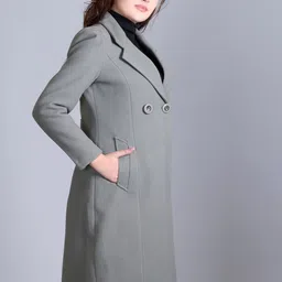 Winter Wonders Self-Design Single Breasted Overcoats image 3