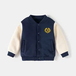 LULU & SKY Boys Bomber with Patchwork Jacket-picture-46