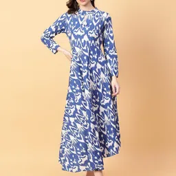 aayusika Floral Embroidered Maxi Dress-picture-0