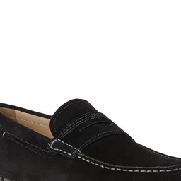 ECCO Men Leather Round Toe Extra Wide Width Formal Slip-Ons image 3