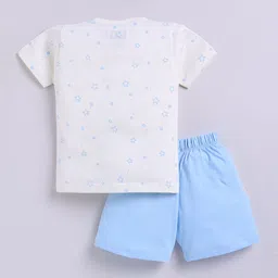 Nottie Planet Boys Printed Round Neck Pure Cotton T-shirt with Shorts image 4