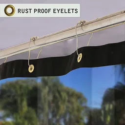 GREEN DECOR Transparent Sheer Long Door Curtain image 5