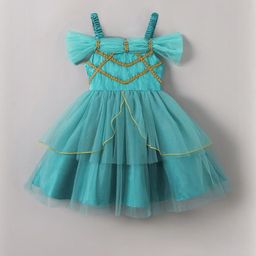 Hopscotch Girls BLENDED Fit & Flare Dresses-picture-46