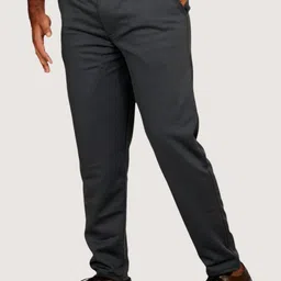 NEPPE'S WORLD Men Original Regular Fit Mid-Rise Formal Trousers image 3